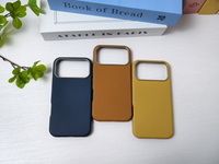 Funda Protectora de TPU + PC para iPhone 17 16 15 Plus Pro Max, Textura de Cuero de Lujo, Tacto Suave, Personalizable, Antigolpes