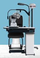 Équipement combiné d'optométrie intégré pour les nouveaux magasins d'optique Unité de table ophtalmique Réfractomètre automatique Phoropter Chart Projector