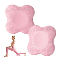 Coussin de genou pour yoga 20*20*2cm, antidérapant, épais, pour la méditation, le Pilates et la protection des genoux lors de la pratique du fitness