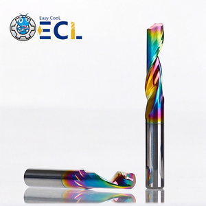 Fresa de un filo de carburo sólido Easy Cool con recubrimiento AlTiN para centros de mecanizado CNC, corte HRC60 - Product Image 2