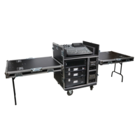 Flight Case Personnalisé pour Ampli & Rack d'Effets, Équipement de Scène, Par LED, DJ, Enceintes Line Array, Transport, Boîtier Rigide en Aluminium