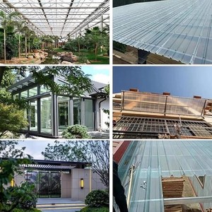 แผ่นหลังคาไฟเบอร์กลาสแบบโปร่งแสงและทึบแสง สีเทา น้ำเงิน แดง เขียว  แผ่นไฟเบอร์กลาส GRP FRP - Product Image 4