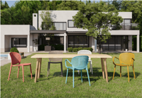 Chaise de salle à manger moderne en plastique de qualité supérieure, avec accoudoirs et dossier ergonomiques, empilable, imperméable, pour la maison, le bureau, les restaurants, les écoles