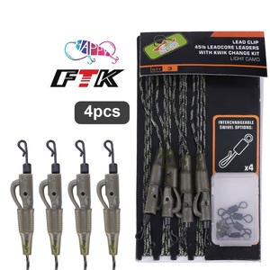 Vente en gros FTK 4pcs 81cm Accessoires de pêche à la <span class=keywords><strong>carpe</strong></span> Terminal de pêche à la <span class=keywords><strong>carpe</strong></span> <span class=keywords><strong>Clip</strong></span> de <span class=keywords><strong>plomb</strong></span> en plastique Accessoires de pêche à la <span class=keywords><strong>carpe</strong></span> - Product Image 1