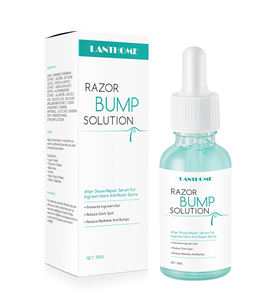 Solution contre les boutons de rasage 30 ml Lotion après-rasage pour hommes Prévenir les poils incarnés Hydratation douce Réparation après-rasage - Product Image 1