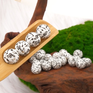 Nuevo y Popular: Cadena de chupete para bebé con cuentas sueltas, juguetes musicales móviles, cuentas de silicona con forma de panecillo medicinal para la fabricación de bolígrafos. - Product Image 2