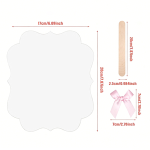 Abanico Nupcial Exclusivo con Diseño Atípico, Pigmentado y con Transferencia de Tinta, Estilo Ligneous Haft - Product Image 5