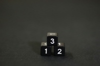 Dés à six faces en acrylique noir pour adultes, couples, jeux de rôle BDSM, accessoires de bondage