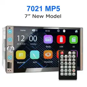 Günstige 7021B Touchscreen 7 Zoll Doppel 2 Din Mirror Link Auto MP3 Mp4 Mp5 Stereo-Player mit Bt AUX USB FM Radio