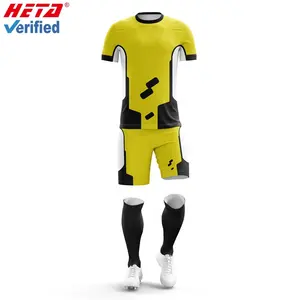 Latest Design Youth Soccer Uniforms Customized Cheap Soccer Jersey Set Soccer Wear Uniform Football Shirt With Short