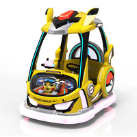 Voiture électrique à pare-chocs pour enfants, double carré, pour l'extérieur, Happy Kid Cars, manèges de parc d'attractions