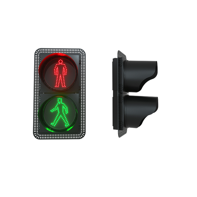 Customized Pedestrian Traffic Light 300mm LED Traffic Signal for Zebra Crossing