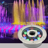 Lumière de piscine de jardin de villa extérieure, éclairage paysager basse tension, diode lumineuse sous-marine, lumière de fontaine LED RGB