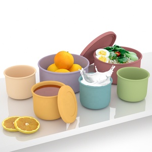 Boîte à lunch en silicone sans BPA, personnalisable en gros, compatible micro-ondes, chauffable, anti-fuite, grande capacité pour la conservation des aliments frais des enfants en extérieur - Product Image 2