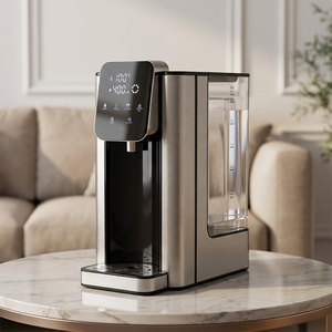 Dispensador de Agua de Sobremesa con Control de Temperatura, Carcasa de Plástico Negra, Agua Fría y Caliente, para Uso Doméstico y Hotelero, Instalación en Escritorio - Product Image 2