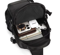 Sac de poitrine multifonctionnel pour homme, dernier design, double face, multi-poches, pour moto, sport, voyage, travail, décontracté