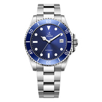 Montre mécanique automatique de luxe pour homme, bracelet en acier inoxydable, étanche 50M, calendrier, montre-bracelet décontractée pour affaires