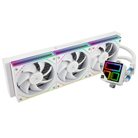 Refroidisseur liquide pour processeur Thermalright Frozen Infinity 360 BLANC avec trois ventilateurs PWM 2000 RPM pour LGA1700 AM5