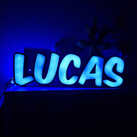 Papan Tanda Huruf Akrilik LED 3D Custom DakeSign Source Factory, Penerangan Depan, untuk Salon Kecantikan, Papan Reklame Komersial