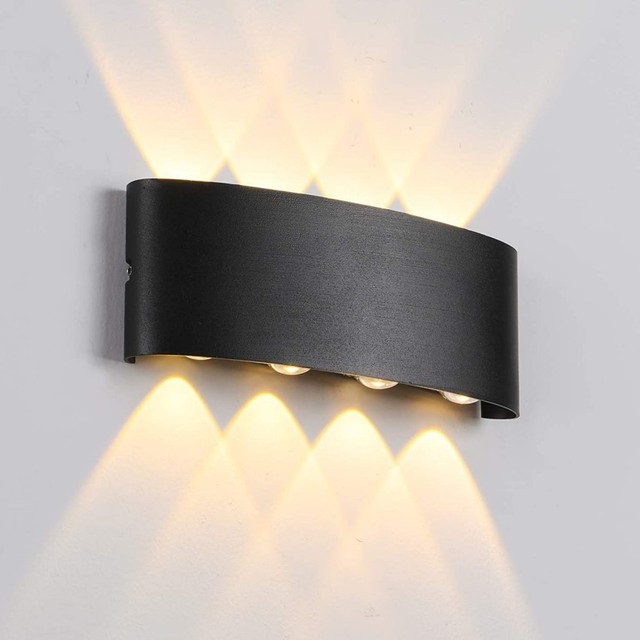 Outdoor Wall Lamps IP65 Waterproof Sconces 110V-240V Input Voltage for Garden Patio Lighting
