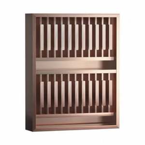 Casier en acier inoxydable pour salon de coiffure Support pour pâte de teinture Support de présentation suspendu Support de stockage - Product Image 6