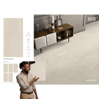 Carreaux de céramique en porcelaine Cotton Gris 600x1200mm, carreaux de sol et de mur en marbre gris pour les projets de Madagascar