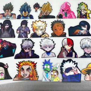 Nuevas pegatinas holográficas 3D <span class=keywords><strong>de</strong></span> dibujos animados <span class=keywords><strong>de</strong></span> anime, pegatinas impermeables para carcasas <span class=keywords><strong>de</strong></span> teléfono, portátiles, refrigeradores, decoración DIY - Product Image 4