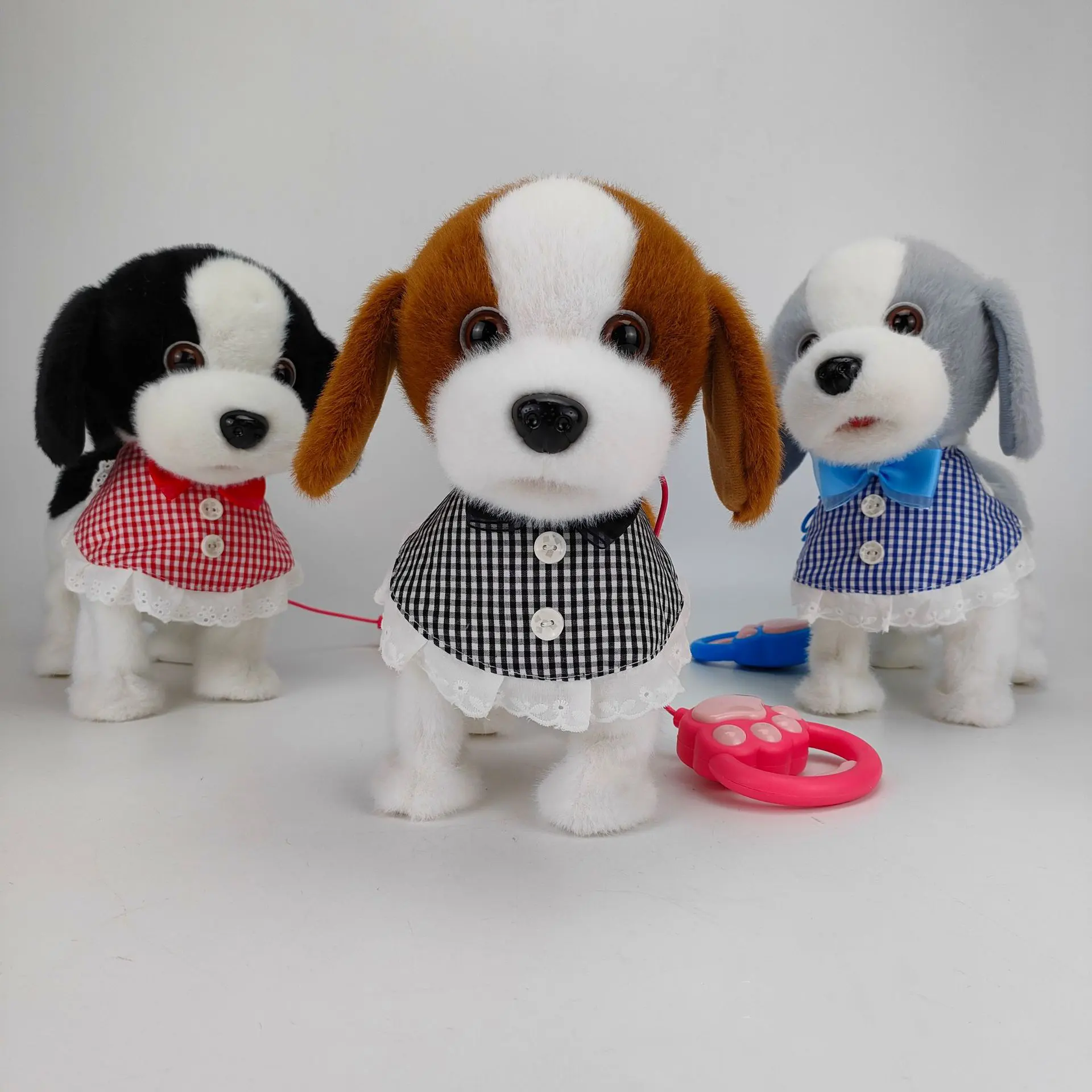 Electric plush toys Learn to speak sing nod wag your tail spit out your tongue lead a rope dog baby gift doll dog