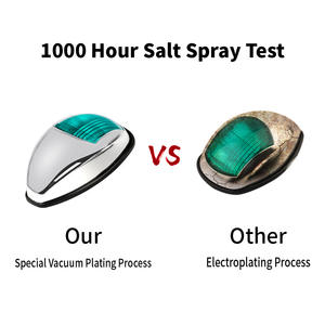 Luces de Navegación LED Marinas de 12/24 VCC, Luces Laterales Rojas y Verdes para Barcos y Yates, Luces de Señalización para Barcos, Accesorios para Barcos - Product Image 3