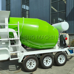 Mini bétonnière mobile de 3, 5 m3 personnalisée, auto-décharge, moteur de <span class=keywords><strong>camion</strong></span>, composants de base de roulement de moteur, toupies pour les chantiers - Product Image 5