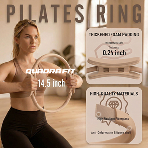 Nuovo <span class=keywords><strong>Kit</strong></span> Pilates Accessori, Anello Pilates per Donne, Attrezzatura per Allenamento, Set Anelli, Tappetino Yoga, Set Fitness per <span class=keywords><strong>Casa</strong></span>, <span class=keywords><strong>Kit</strong></span> Pilates - Product Image 5