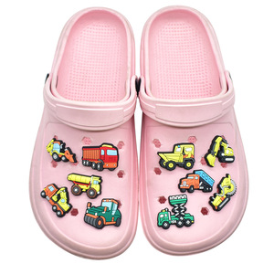 จี้ตกแต่งรองเท้าและเข็มกลัดรองเท้า PVC แบบหนาพิเศษ ลายรถก่อสร้าง สำหรับ<span class=keywords><strong>รองเท้า</strong></span>แบบสวม - Product Image 2