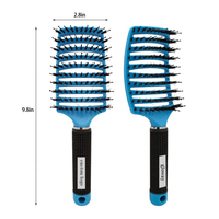 Outils de coiffure, brosse à cheveux antistatique massante, brosse à cheveux courbée à ventilation, brosse démêlante, Escova De Cabelo Profissional