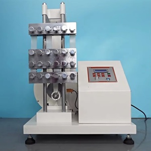 Machine d'essai de fatigue à la flexion du caoutchouc ASTM D813 430 ISO 132, testeur de craquement à la flexion Demattia - Product Image 1