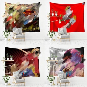 Tapisserie murale décorative unique et intéressante à motif de dessin animé, série One Piece, affiche esthétique pour chambre à coucher, couverture - Product Image 3