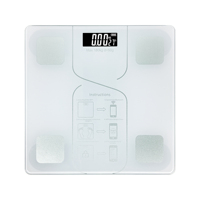 Pèse-personne numérique intelligent pour salle de bain, 180 kg, avec IMC et écran LED, OEM/ODM