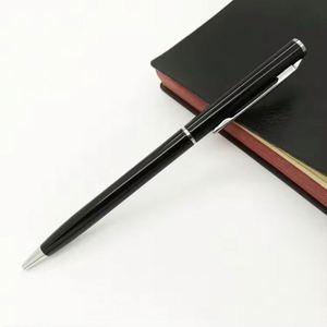 Stylo bille de luxe avec logo, corps jaune en plastique, encre noire, nouveauté pour le bureau et la papeterie professionnelle - Product Image 6