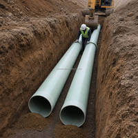 Mejor Precio de Tubería GRP, Tubería GRP de 800 mm Enterrada Subterránea para Suministro de Agua Potable