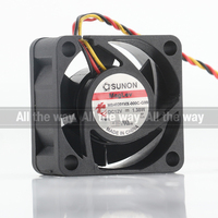 Sunon 5V 24V 48V DC 12V 1,38 W AC EC 4020 40X40X20MM 4CM Chasis silencioso Levitación magnética Ventilador de refrigeración de 3 hilos para el MB40201VX-0000-G99