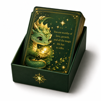 Offre Spéciale : Jeu de Cartes de Tarot et d'Oracle Personnalisé en Papier avec Livret, Finition Brillante/Mate et Coins Arrondis