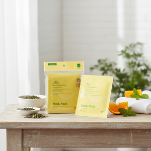 VT Cica Vita C Korean Skincare Face Mask Pack Brightening Vitamin C Moisturizing Soothing Hydrating Calming - Product Image 3