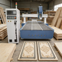 Machine de gravure et de découpe CNC pour le travail du bois avec changeur d'outils automatique 2030 1325, machine de perçage CNC ATC