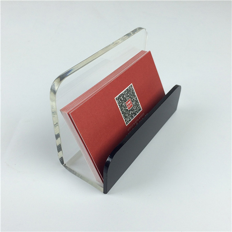 Роскошные офисные принадлежности, прозрачная акриловая настольная подставка для витрин и визитных карточек