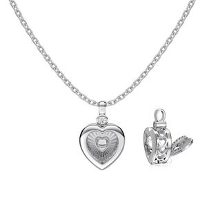 Dylam Trendy Design <b>Solid</b> Sterling <b>Silver</b> Women Link Chain Hollow 5A Cubic Zirconia DIY Replaceable Pendant Jewelry <b>Necklace</b> - Product Image 1