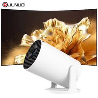 Mini projecteur Hy300 Pro+ 4K, résolution maximale, courte focale, cinéma maison, portable, Android 14, double WIFI6, 170 lumens