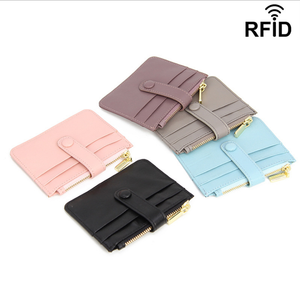 Bán Sỉ Ví Đựng Thẻ Mỏng Có Bảo Vệ RFID Ví Đựng Thẻ Tín Dụng Bằng Da Thật Siêu Mỏng - Product Image 2