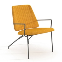 Chaises de négociation pour visiteurs, de réception, de bureau et de café, avec structure tubulaire métallique, design moderne, fabriquées par l'usine de chaises de Foshan