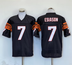 Genähte American Football Trikots Cincinnati Retro Fußball trikot 7 Esiason 78 Munoz - Product Image 6