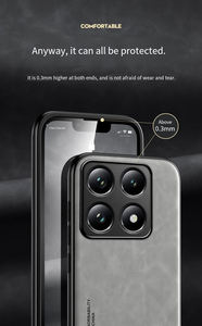 Para Xiaomi Redmi Note 14 4G Note14 <span class=keywords><strong>Pro</strong></span> Plus 5G contraportada Coque Etui venta al por mayor de fábrica a prueba de golpes Pu + TPUPhone Case - Product Image 5