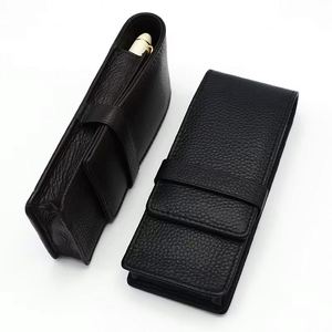 Estuche para bolígrafos, estuche para lápices, estuche de cuero para plumas estilográficas, funda de piel de vaca para 3 bolígrafos. - Product Image 3